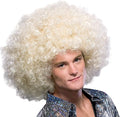 Super Afro Wig Blonde Unisex For Adults