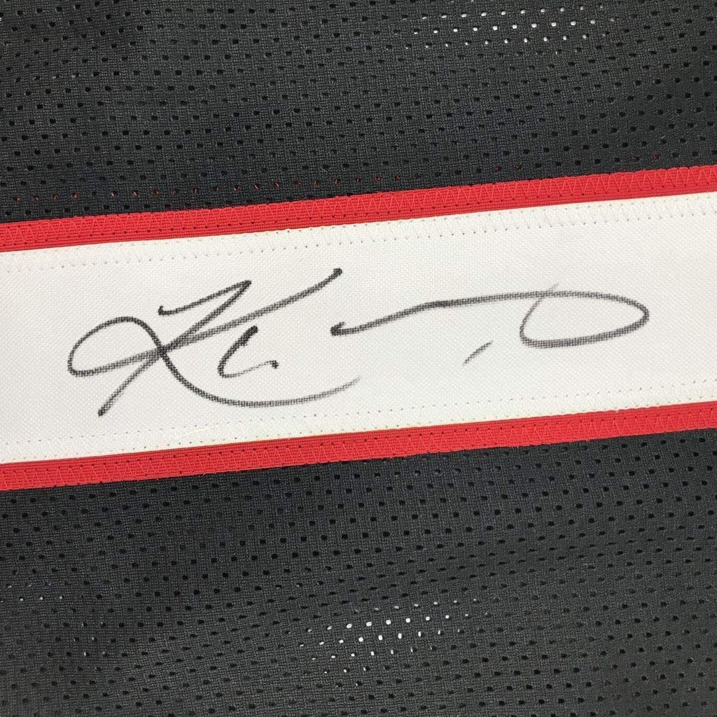 Framed Autographed/Signed Kyler Murray 35x39 Arizona Black Football Jersey JSA COA