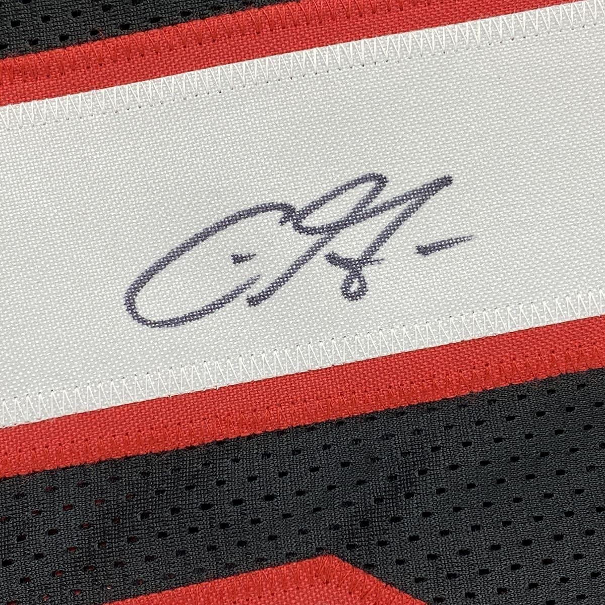 Framed Autographed/Signed Chris Godwin 35x39 Tampa Bay Pewter Football Jersey JSA COA