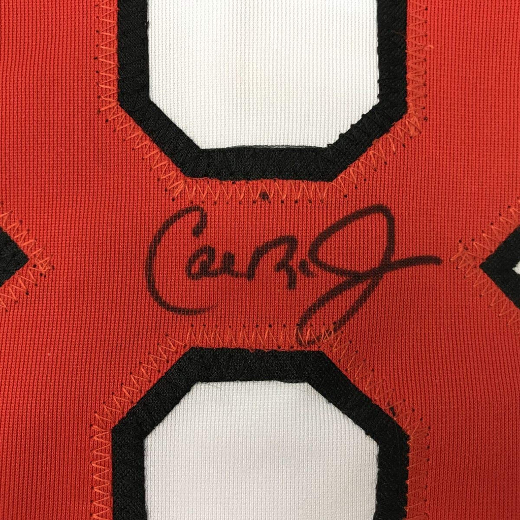Autographed/Signed Cal Ripken Jr. Baltimore White Baseball Jersey JSA COA