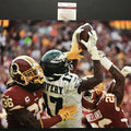 Autographed/Signed Alshon Jeffery Philadelphia Eagles 16x20 Football Photo JSA COA
