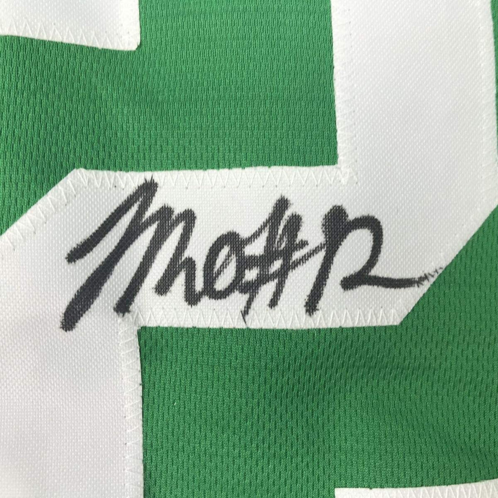 Framed Autographed/Signed Terry Rozier 35x39 Boston Green Basketball Jersey JSA COA