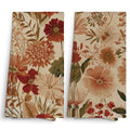 Sviojuce Vintage Fall Pumpkin Oak Leaf Kitchen Towels 16x24 Beige Set of 2