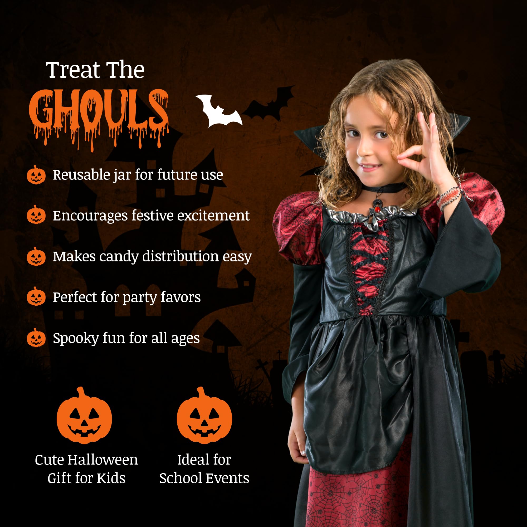 Twinkle Bites Halloween Lollipops 40 Pack Strawberry Flavor 40 Ounce