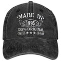 Vintage Made in 1995 Limited Edition Birthday Gifts for Him Her,Adjustable Embroidered Baseball Cap 100% Cotton