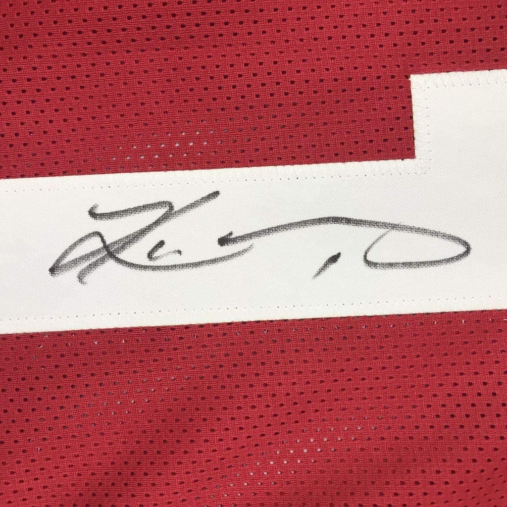Framed Autographed/Signed Kyler Murray 35x39 Oklahoma Maroon College Football Jersey JSA COA