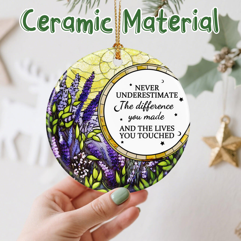 VIAKDEM Christmas Ornaments Going Away Goodbye Farewell Gifts Design H