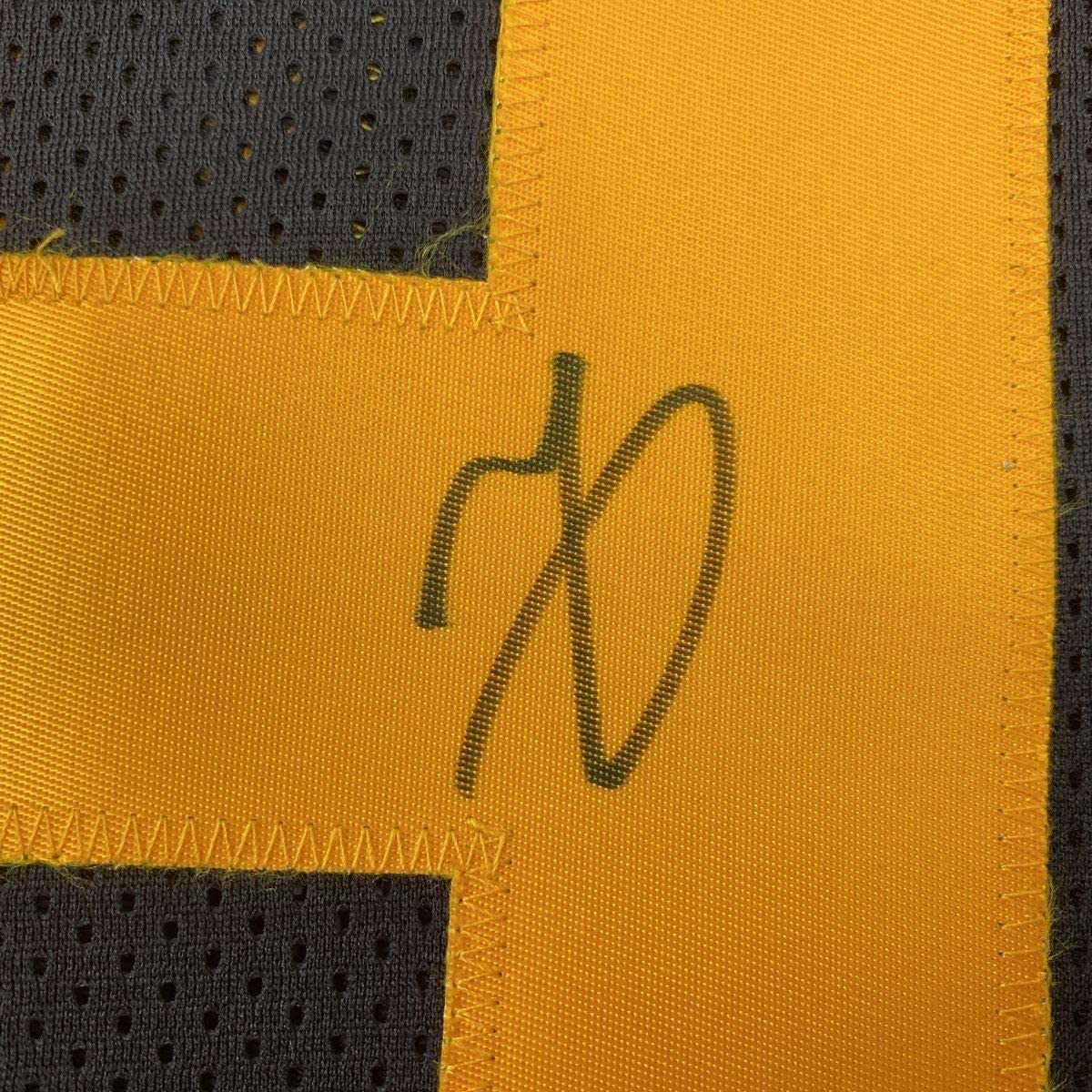 Framed Autographed/Signed Minkah Fitzpatrick 35x39 Pittsburgh Color Rush Football Jersey PSA/DNA COA