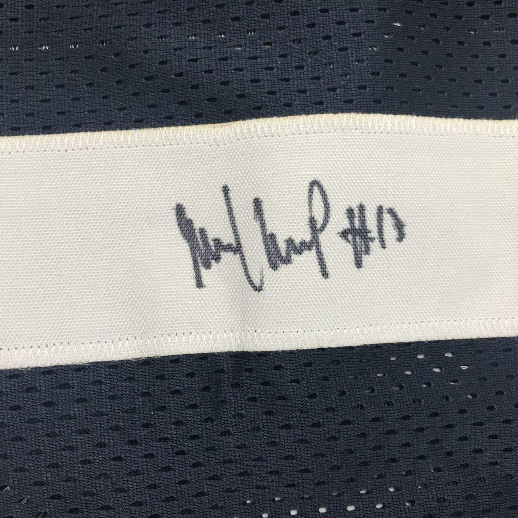 Framed Autographed/Signed Michael Gallup 35x39 Dallas Thanksgiving Day Football Jersey JSA COA