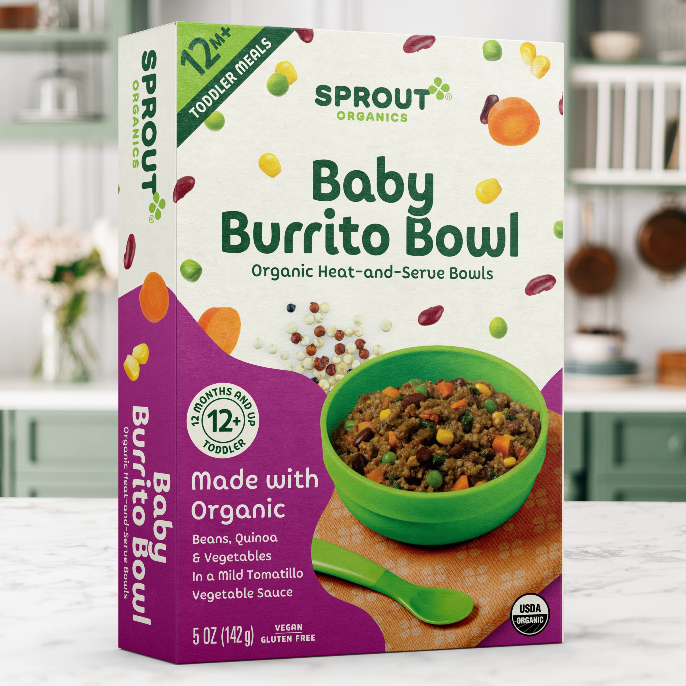 BestBy12/25 Sprout Organic Baby Food Macaroni Pasta Butternut Squash 5oz 8ct