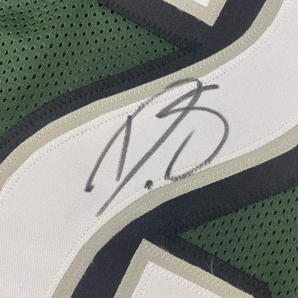 Framed Autographed/Signed Darius Slay Jr. 35x39 Philadelphia Green Football Jersey JSA COA