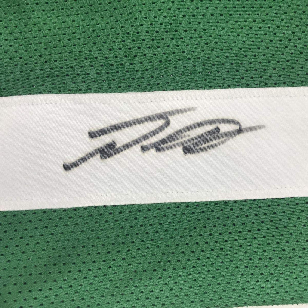 Framed Autographed/Signed DeSean Jackson 35x39 Philadelphia Kelly Green Football Jersey PSA/DNA COA