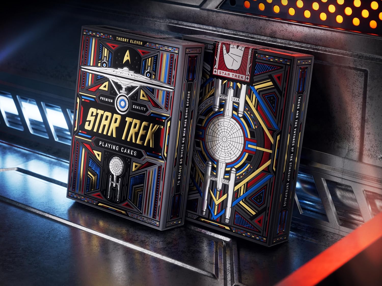Theory11 Star Trek Dark Edition Playing Cards – Premium Galaxy Deck