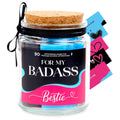 SOLMAYCO Affirmation Jar with Inspirational Notes Birthday Gift for Women Badass