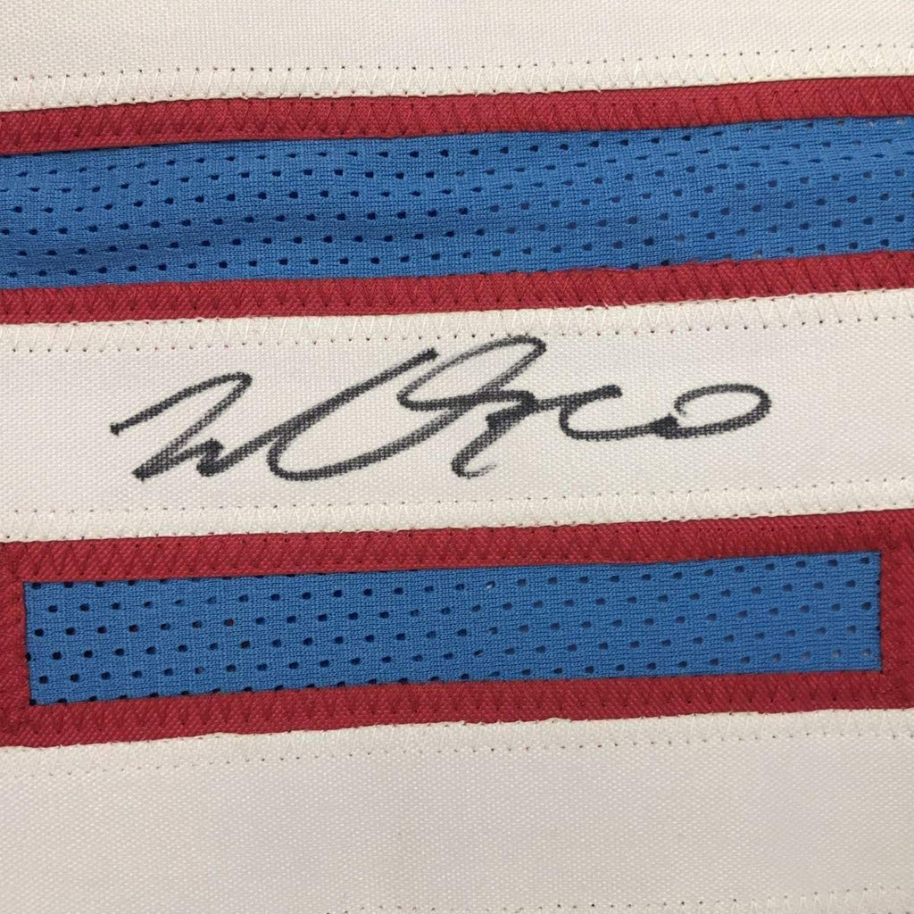 Framed Autographed/Signed Willie Cauley-Stein 35x39 Sacramento Retro Blue Basketball Jersey JSA COA