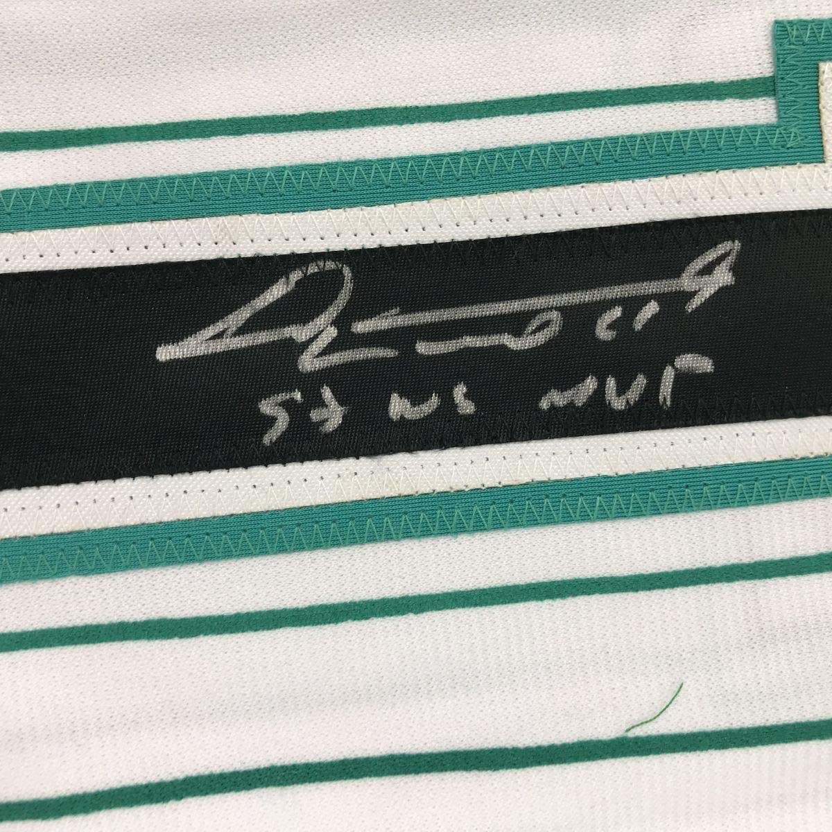 Framed Autographed/Signed Livan Hernandez 97 WS MVP 35x39 Florida Pinstripe Baseball Jersey PSA/DNA COA