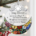 PEMIRSAYO Retired Ornament Stained Glass Christmas Keepsake Design A