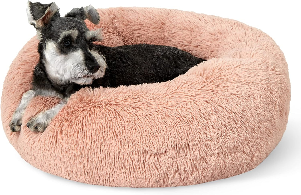 Bedsure Calming Donut Pet Bed – Multiple Sizes & Colors