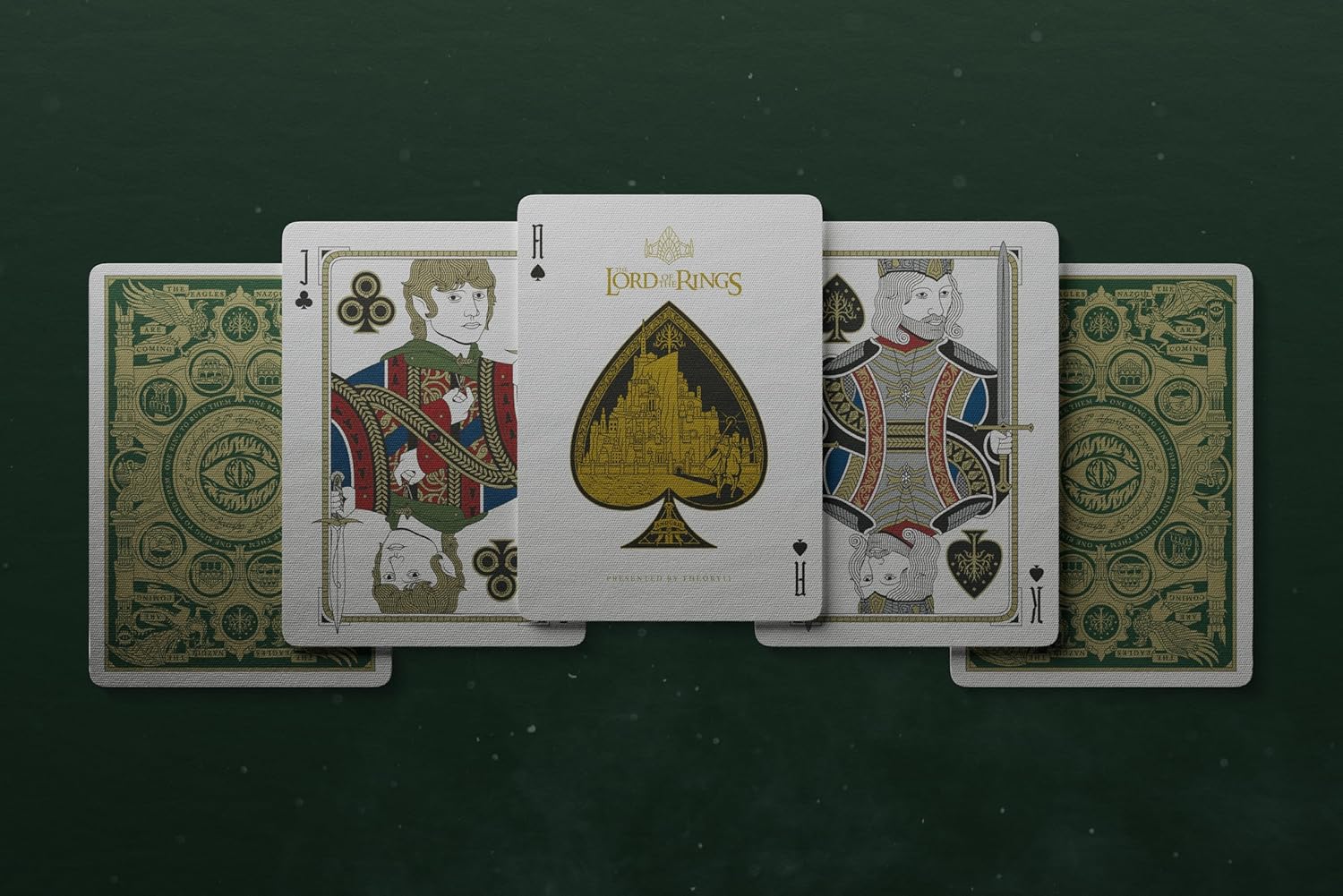 Theory11 The Lord of the Rings Playing Cards – Green Edition