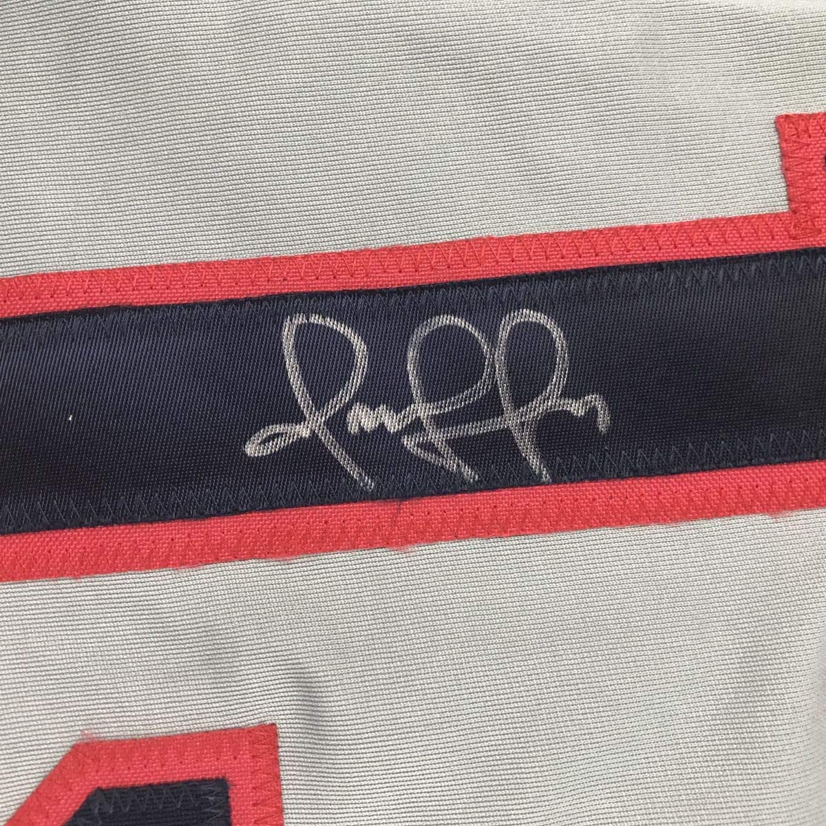 Autographed/Signed Omar Vizquel Cleveland Grey Baseball Jersey PSA/DNA COA