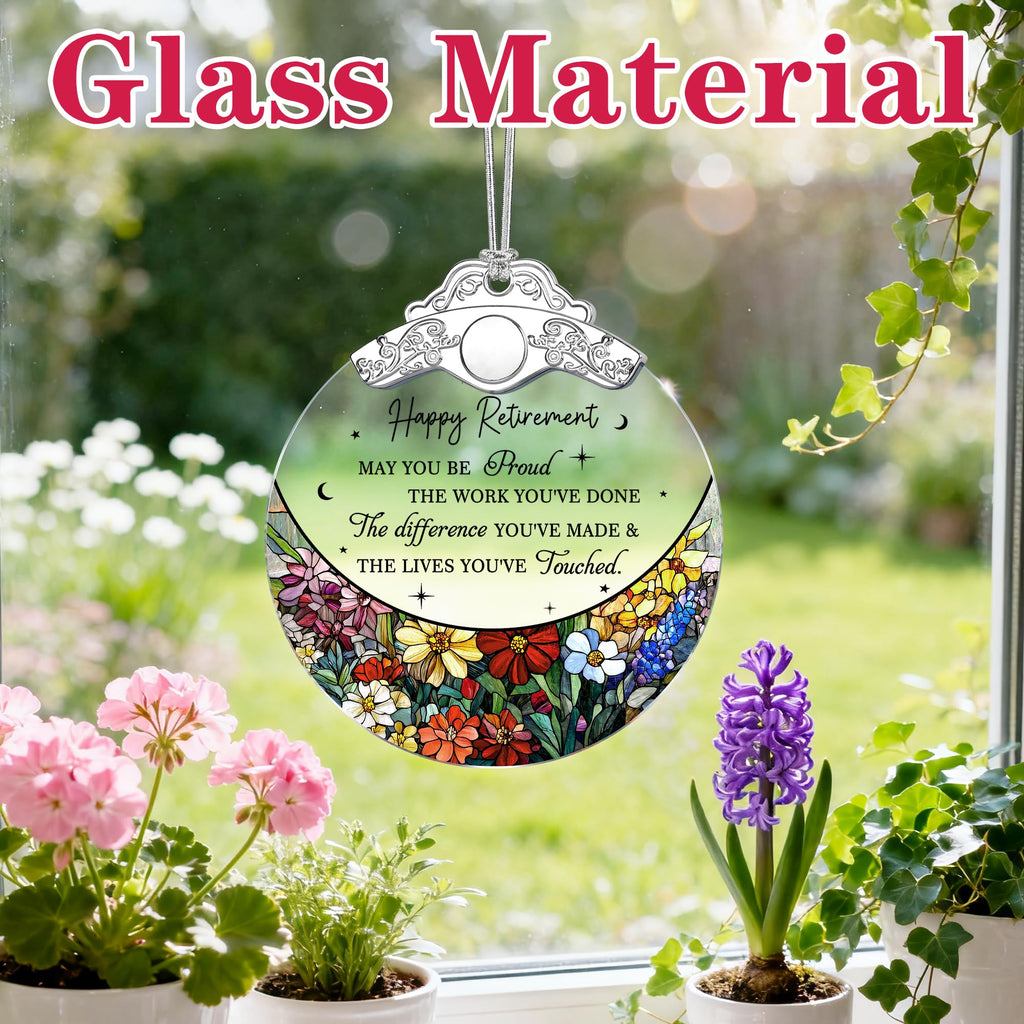PEMIRSAYO Retired Ornament Stained Glass Christmas Keepsake Design A