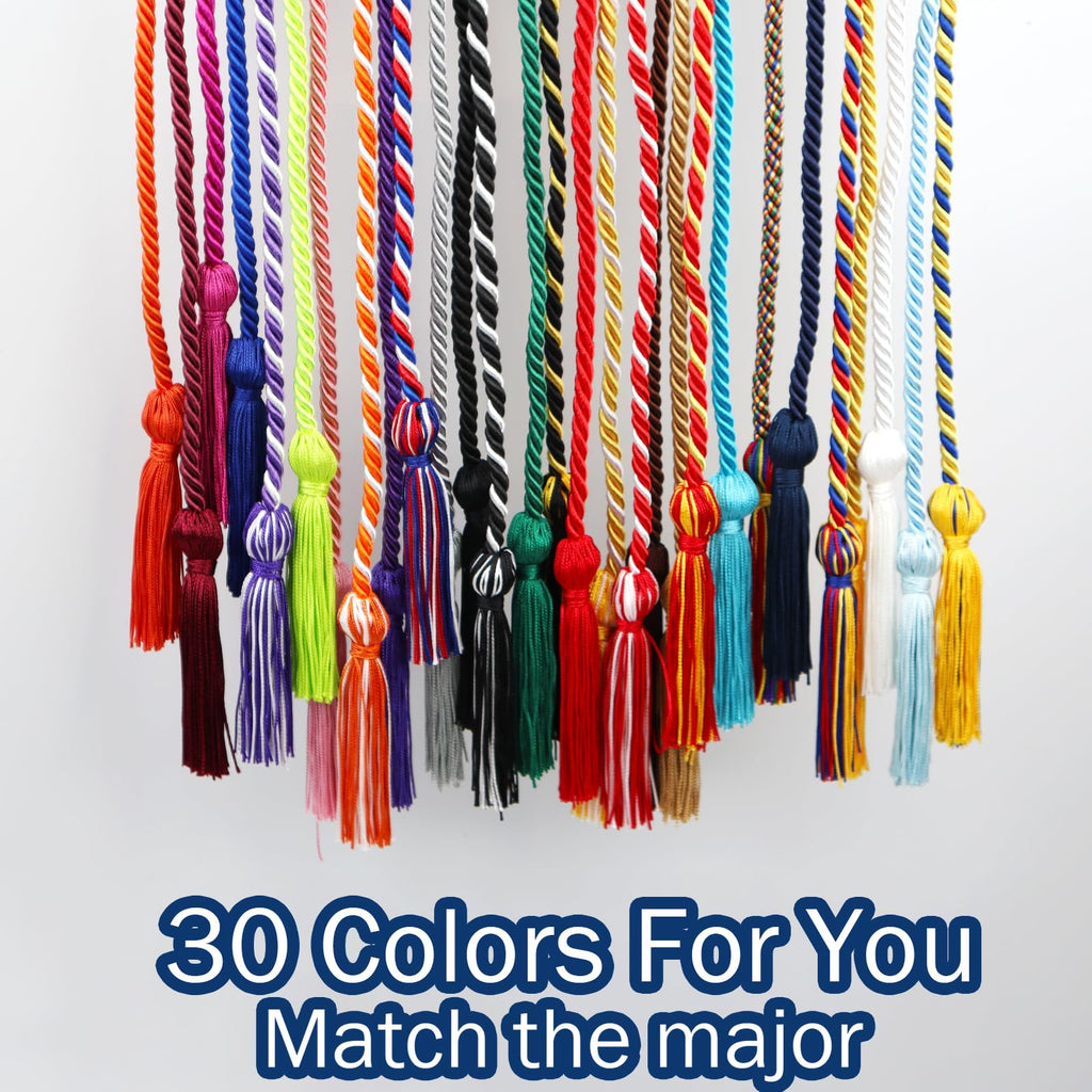 FOMOMDI Graduation Honor Cord 68" Navy College Graduation Accessory