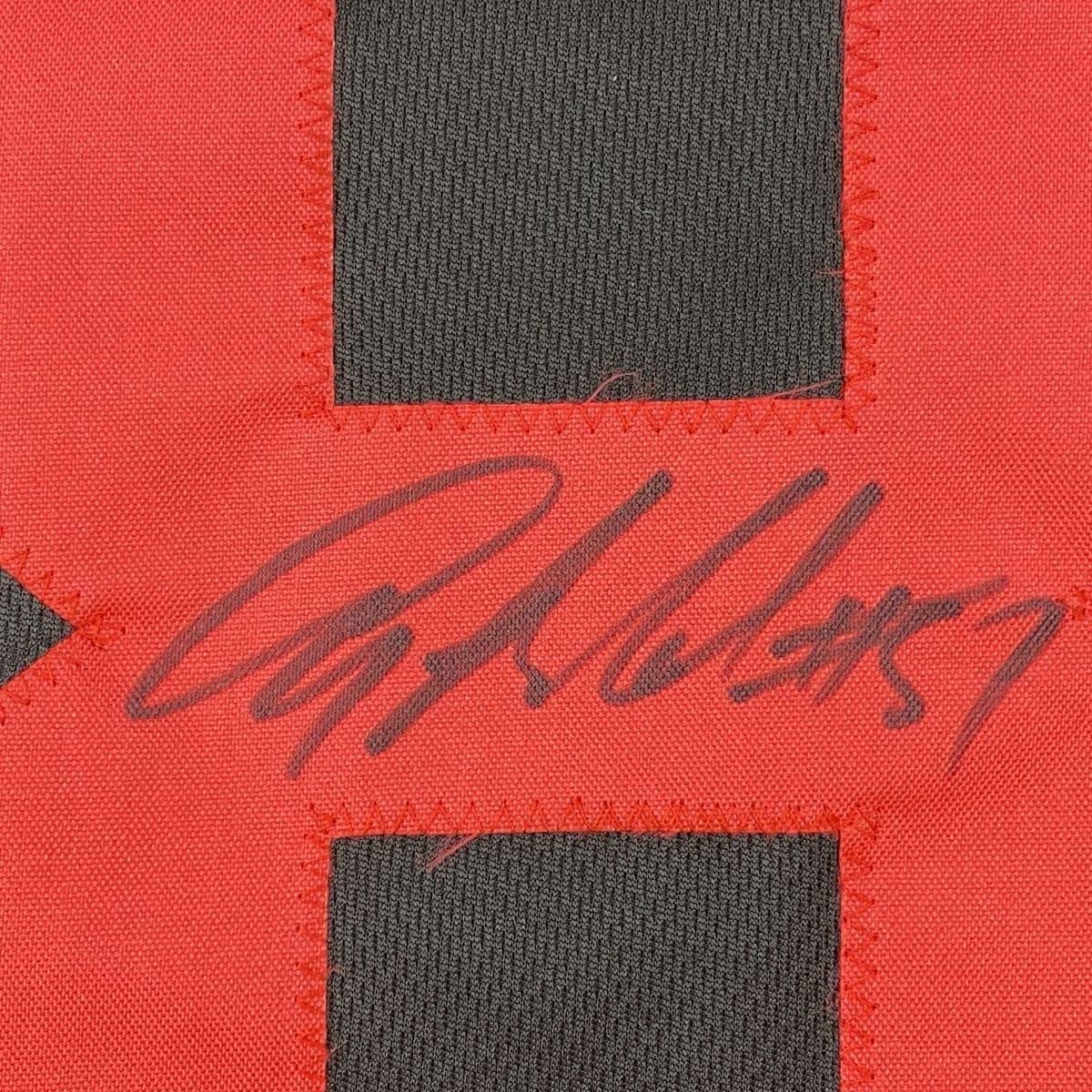 Framed Autographed/Signed Anquan Boldin 35x39 San Francisco Black Football Jersey JSA COA