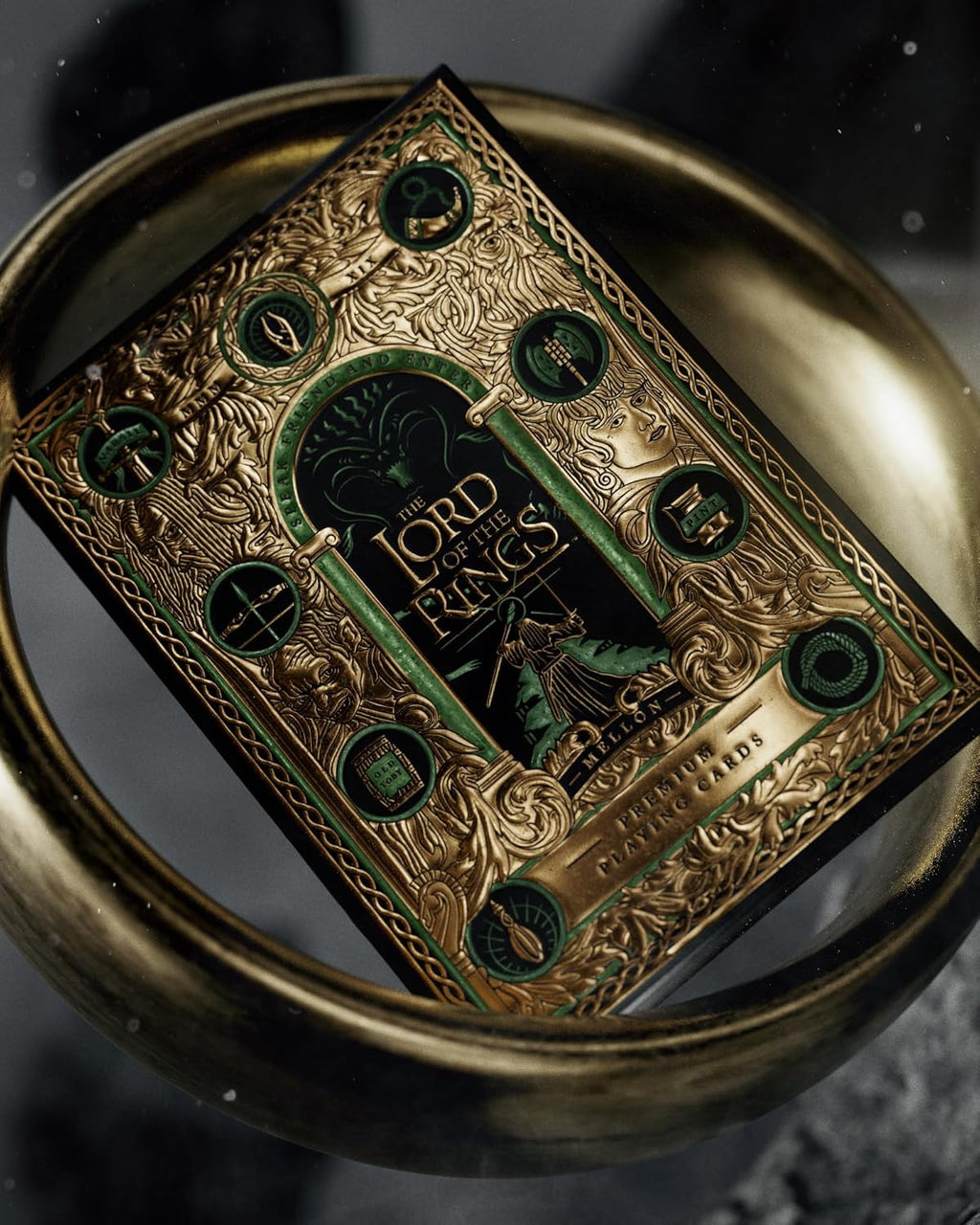 Theory11 The Lord of the Rings Playing Cards – Green Edition