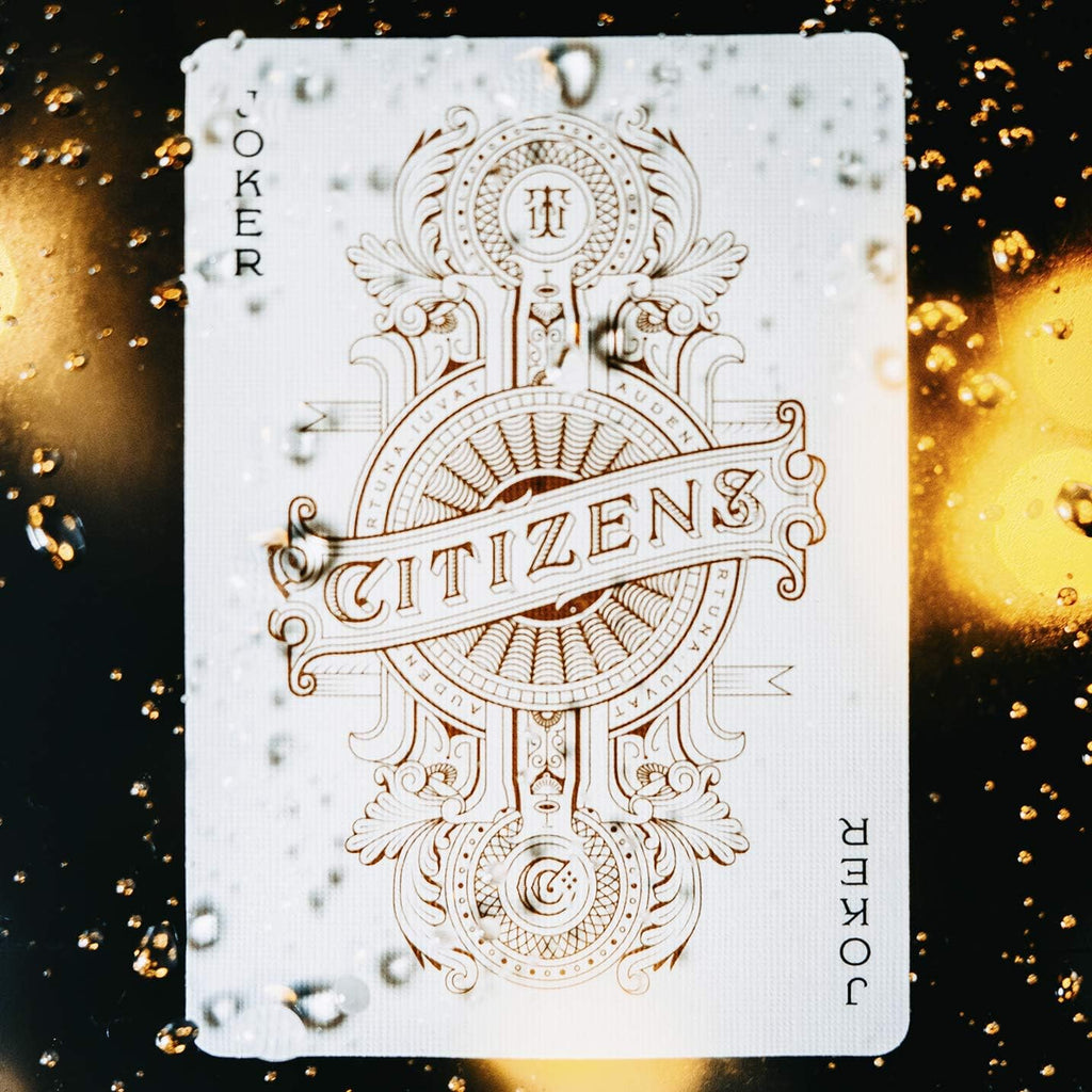 Theory11 Citizens Playing Cards – Premium Gold & Bronze Foil Deck
