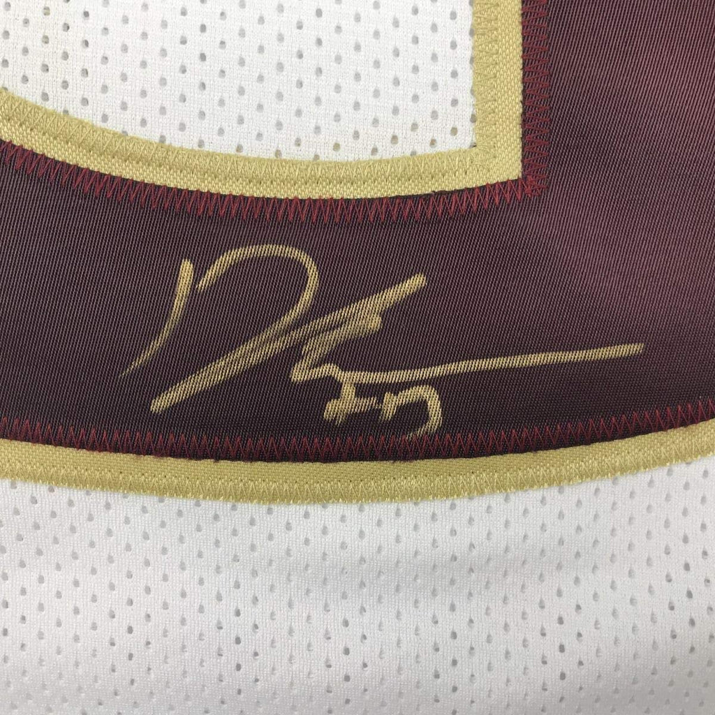 Framed Autographed/Signed Derwin James 35x39 Florida State FSU White College Football Jersey JSA COA
