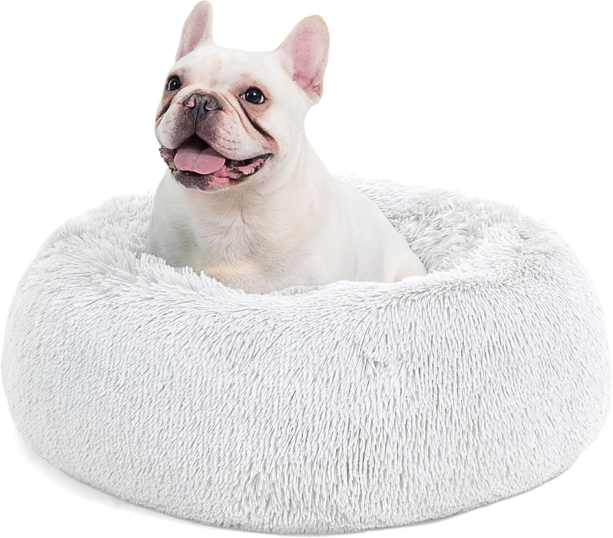 Bedsure Calming Donut Pet Bed – Multiple Sizes & Colors