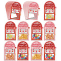 50 Pack Valentines Day Cards for School Funny Class Exchange Cards Bulk with Clear Treat Bags and Self Adhesive Tape Happy Valentines Party Favor for School Classroom Classmates Parents Teachers Gifts
