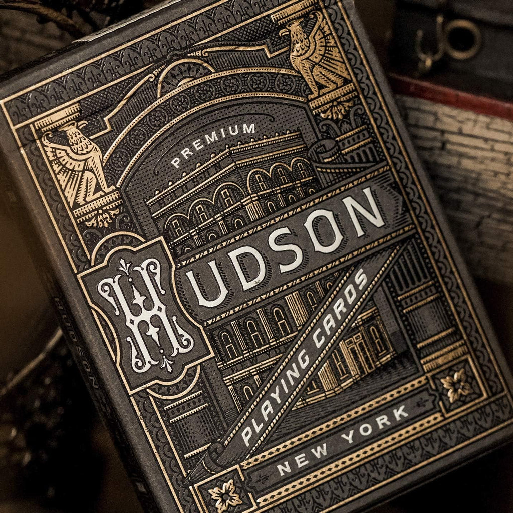 Theory11 Black Hudson Playing Cards