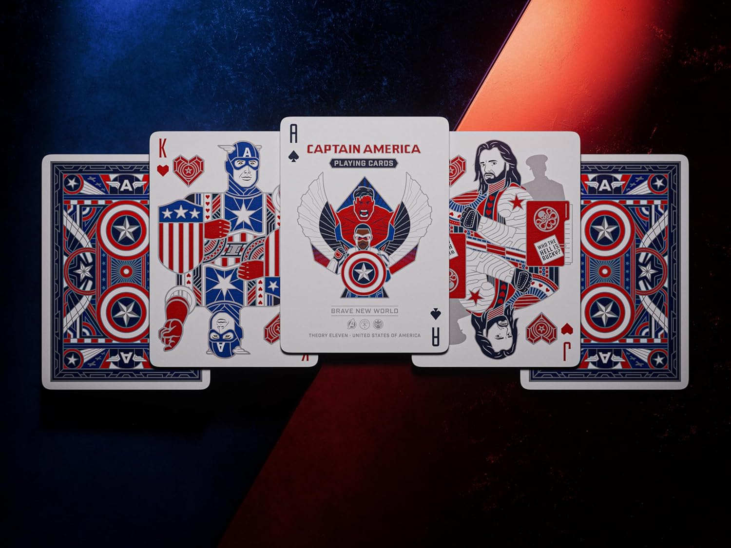Theory11 Captain America Playing Cards