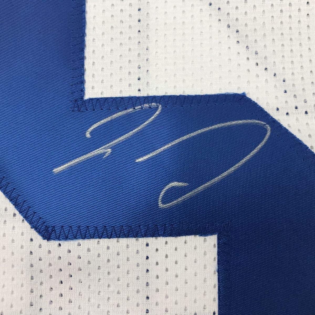 Framed Autographed/Signed Jaylon Smith 35x39 Dallas White Football Jersey PSA/DNA COA