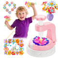 Kingci Fabric Flower Bouquets DIY Kit 117PCS Pink Creative Craft Set