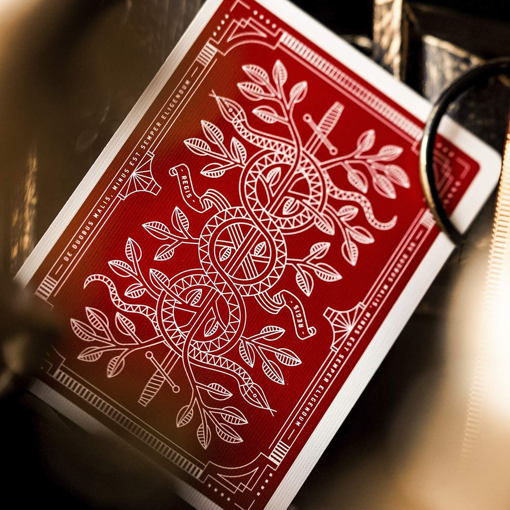 Theory11 Monarch Playing Cards – Red – Luxury Deck