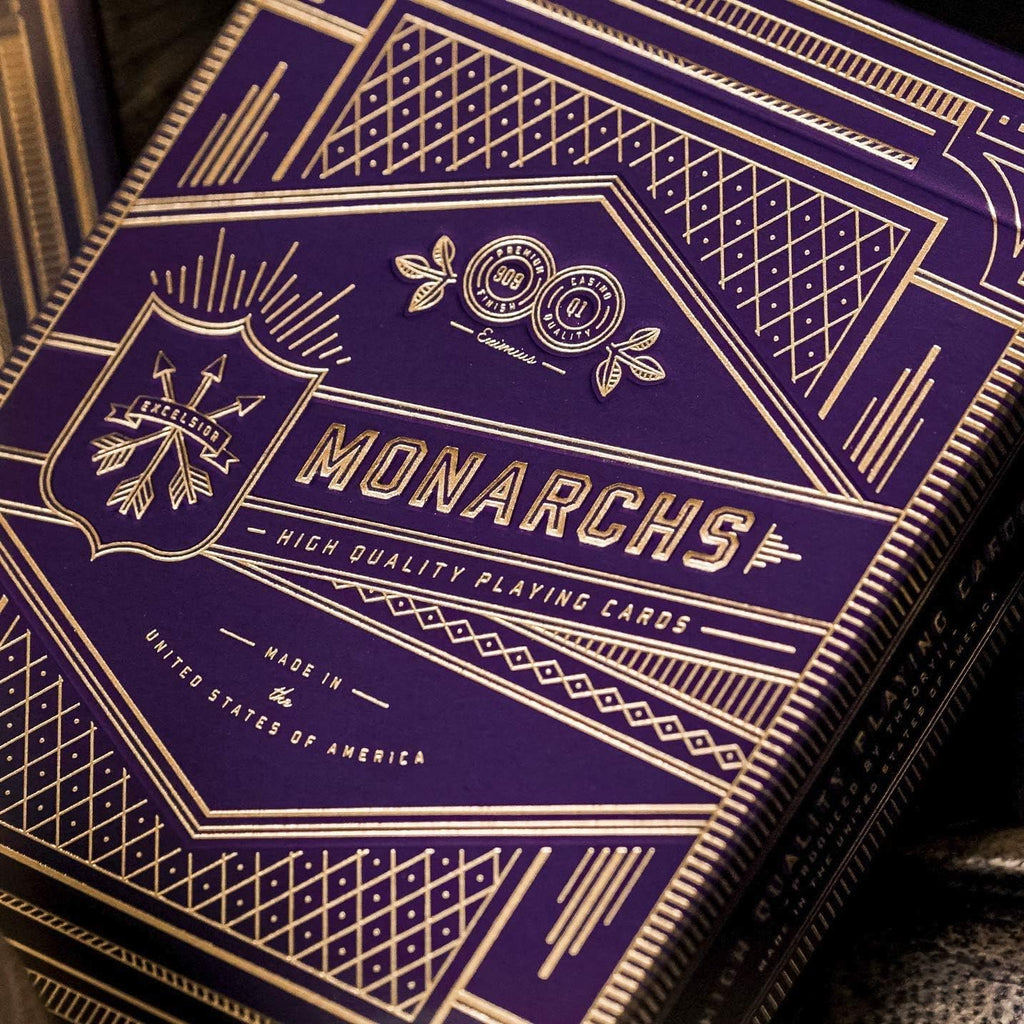 Theory11 Monarch Playing Cards – Purple – Luxury Deck