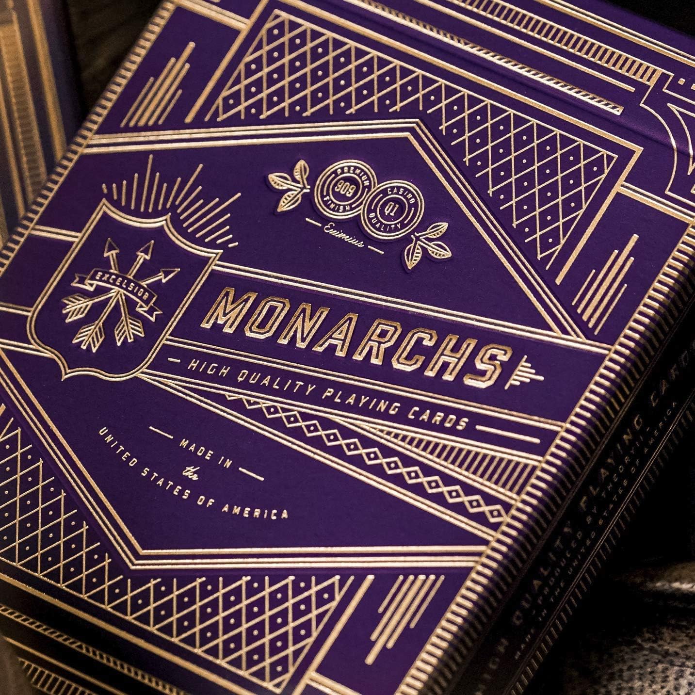 Theory11 Monarch Playing Cards – Purple – Luxury Deck