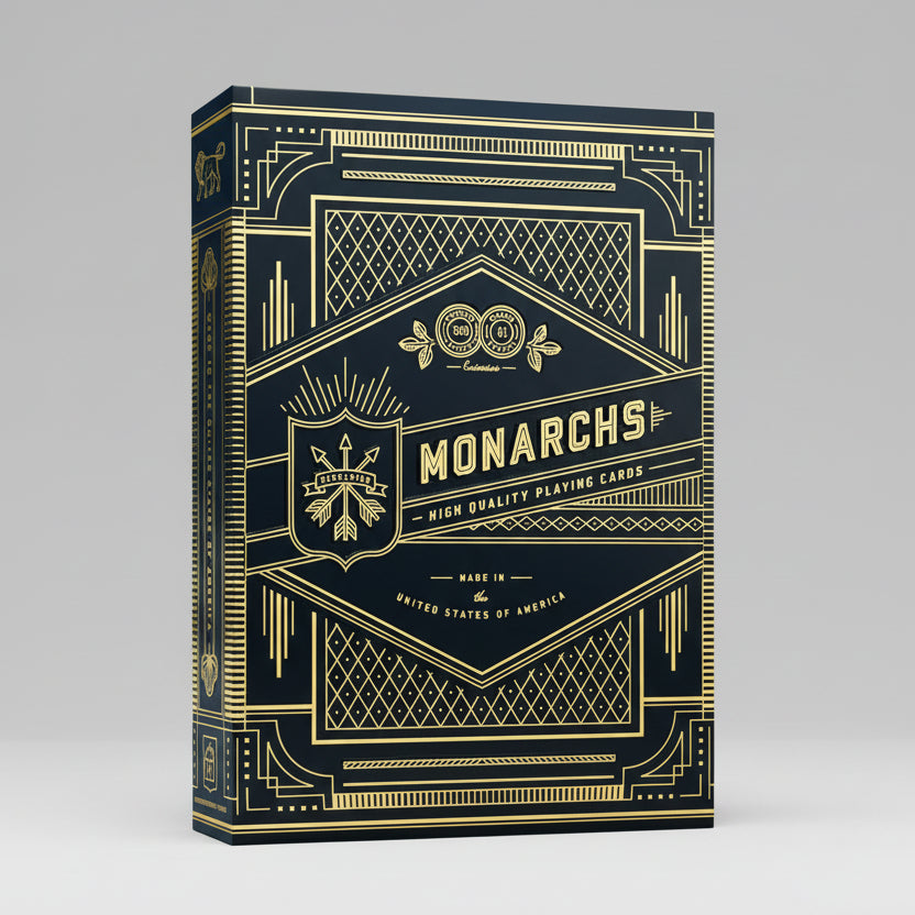Theory11 Monarch Playing Cards – Blue – Luxury Deck