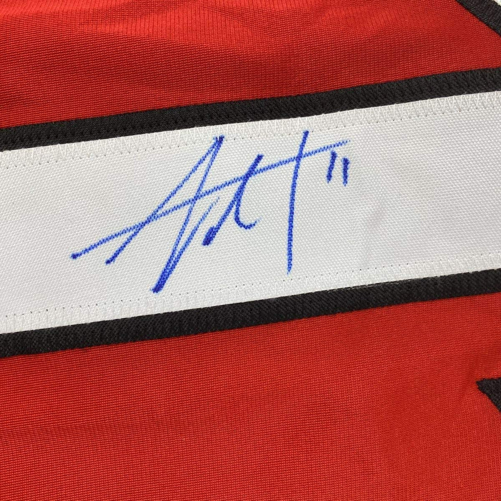 Autographed/Signed Jordan Staal Carolina Red Hockey Jersey Beckett BAS COA