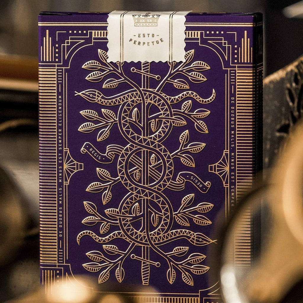 Theory11 Monarch Playing Cards – Purple – Luxury Deck