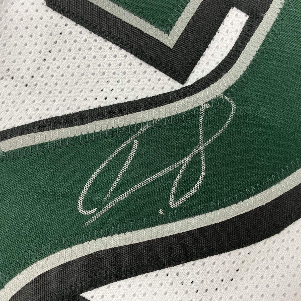 Framed Autographed/Signed Darius Slay Jr. 35x39 Philadelphia White Football Jersey JSA COA