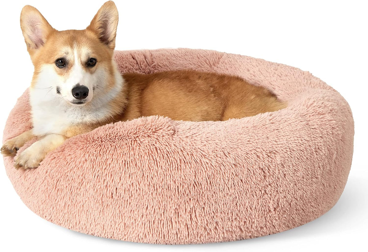 Bedsure Calming Donut Pet Bed – Multiple Sizes & Colors