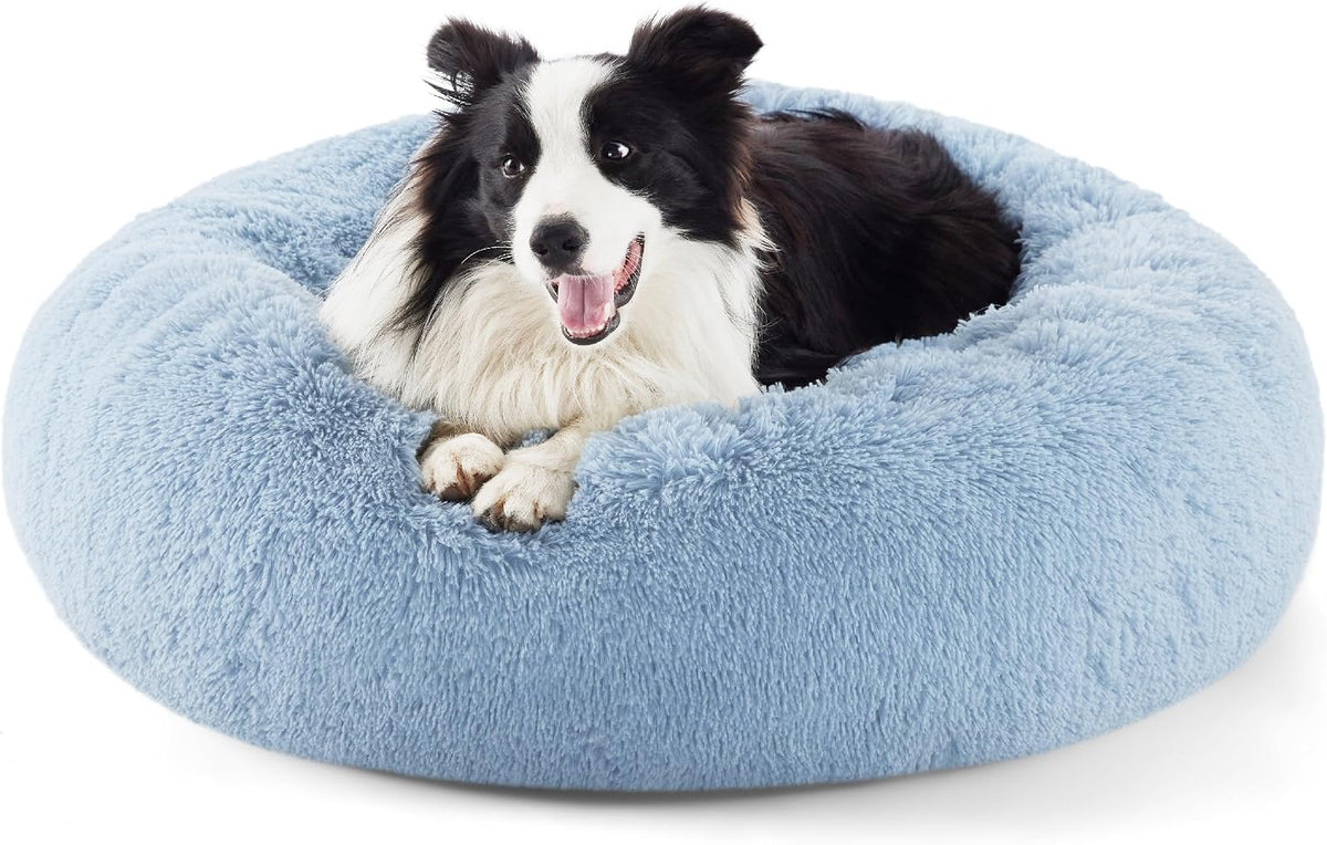 Bedsure Calming Donut Pet Bed – Multiple Sizes & Colors