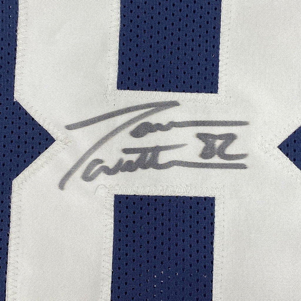 Framed Autographed/Signed Jason Witten 35x39 Dallas Thanksgiving Day Football Jersey Beckett BAS COA