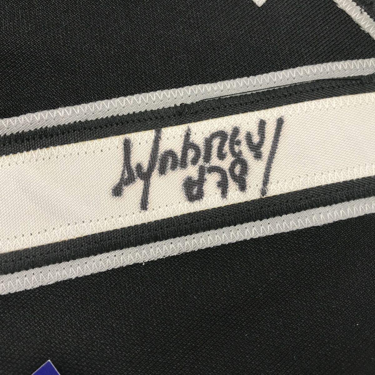 Framed Autographed/Signed Jose Abreu 35x39 Chicago Sox Black Baseball Jersey PSA/DNA COA