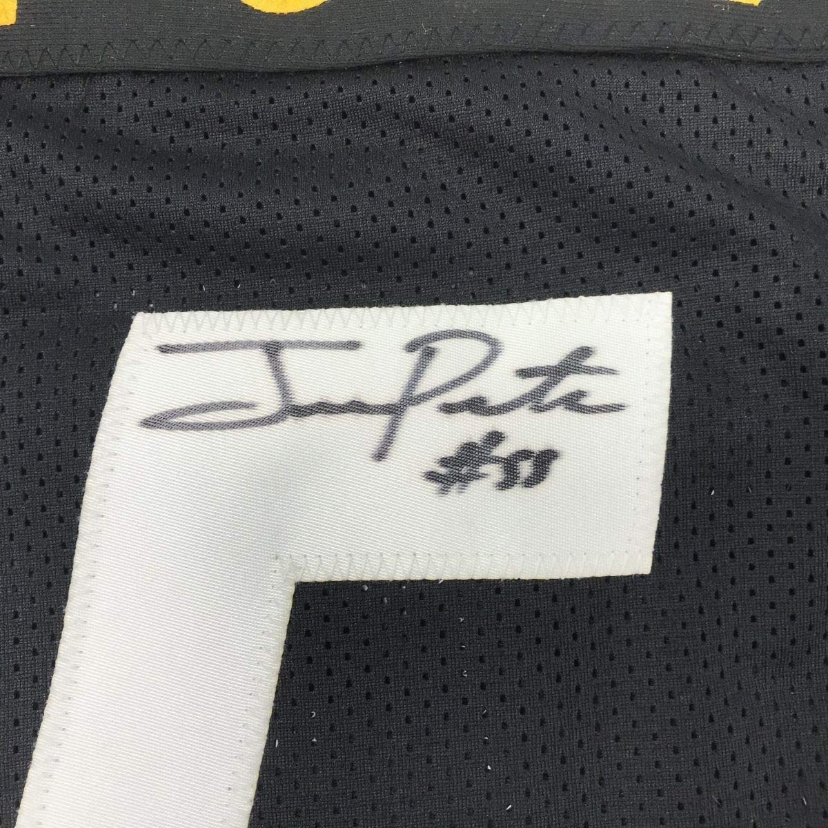 Framed Autographed/Signed Joey Porter 35x39 Pittsburgh Black Football Jersey PSA/DNA COA