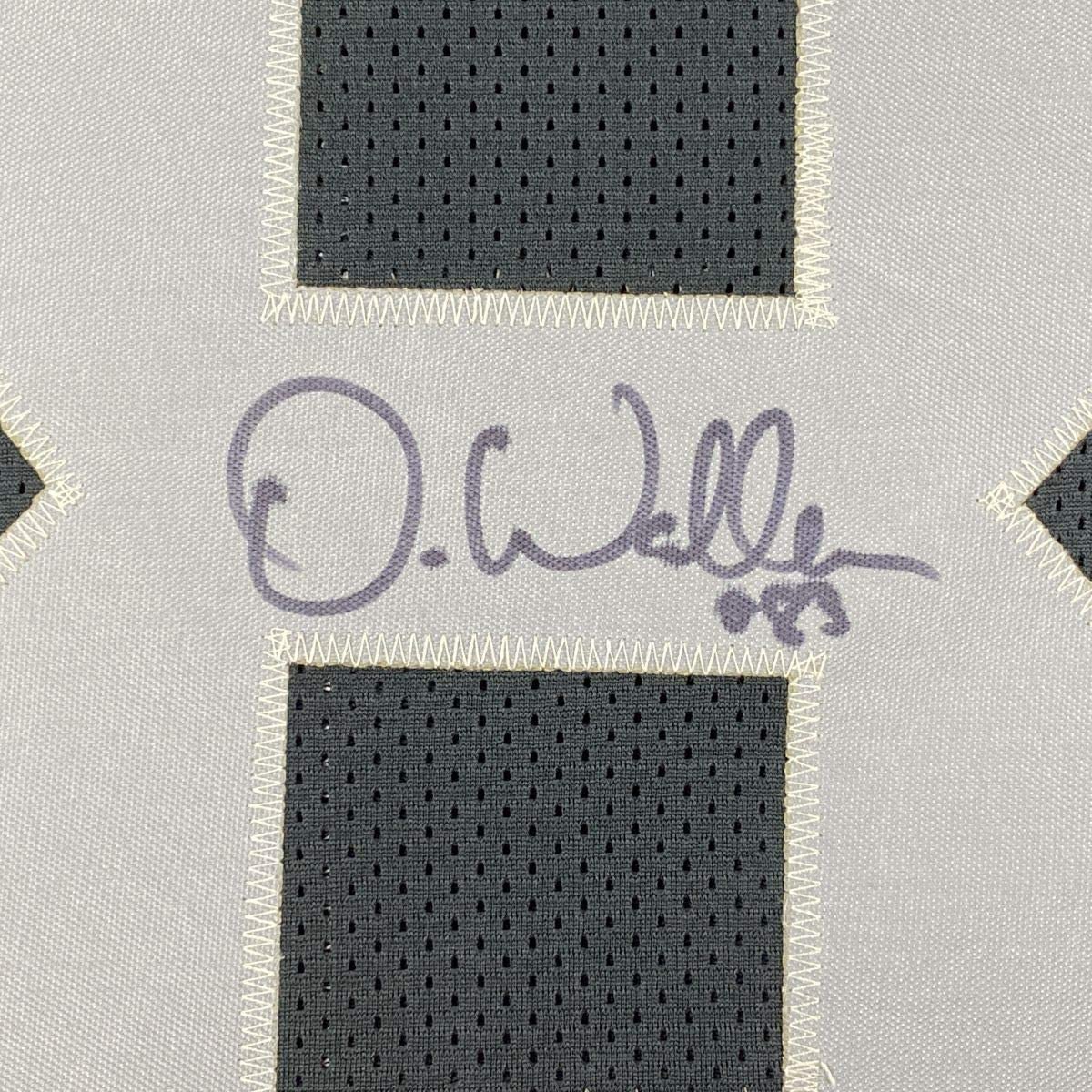 Framed Autographed/Signed Darren Waller 35x39 Las Vegas Oakland Black Football Jersey Beckett BAS COA