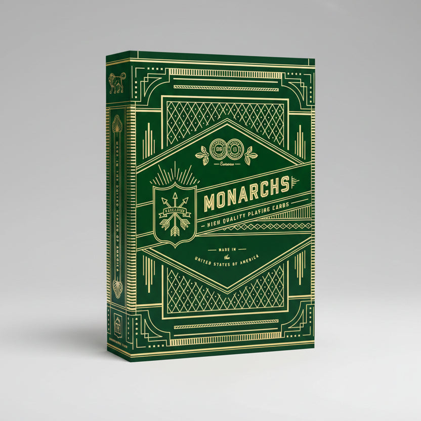 Theory11 Monarch Playing Cards – Green – Luxury Deck